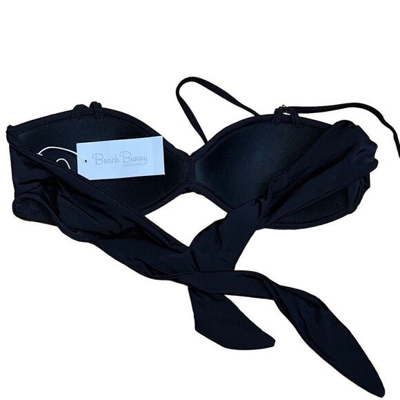 NWT Beach Bunny Sheer Lucky Bandeau Top Swim - Picture 8 of 13